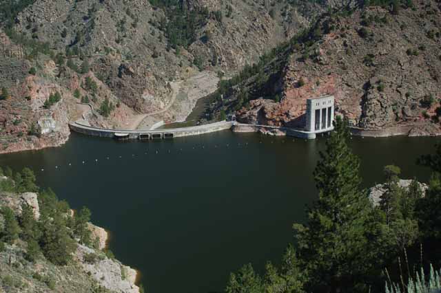 Seminoe Dam and Reservoir
